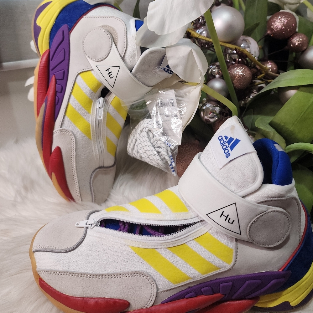 Adidas Mens PHARRELL X CRAZY BYW 0 TO 60 BOS size10 new